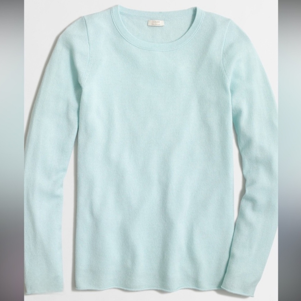 J Crew Cashmere Blend Sweater XL Crewneck Long-Sleeve Women's Top